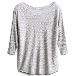Market Spruce Reviera Cable Knit Dolman 